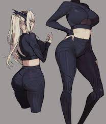 Thicc anime thighs