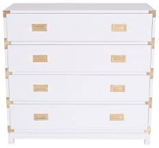 If the shelf is cut to 15 wide or less, with an optional second set of slides (sold separately) you can build a second shelf. Large Carlyle Campaign Dresser Transitional Dressers By Ave Houzz