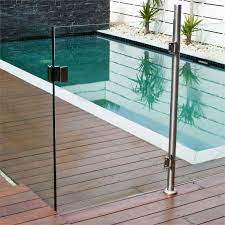 Highgrove 1200 X 900 X 10mm Semi Frameless Glass Gate Panel Fence Around Pool Glass Pool Fencing Glass Pool