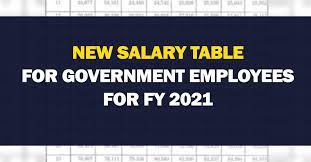 New Salary Table For Government Employees For Fy 2021 Teachers Click