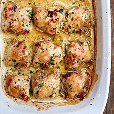 Baked Maple Chicken Thighs Boneless And Skinless Chicken Thights Recipes Skinless Chicken Recipe Boneless Chicken Thigh Recipes