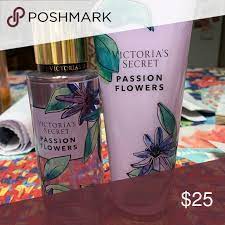 Passion Flowers Set Passion Flower Vibrant Bouquet Flowers