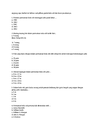 Rangkuman materi statistika dan peluang kelas 8. Contoh Soal Essay Tentang Bola Voli Sketsa