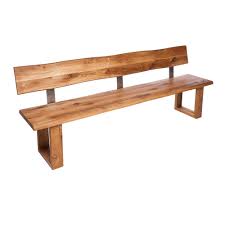 The lastest styles to love. Piana Oak Bench With Back With U Shape Wooden Legs 4x10cm Casa