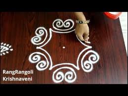 Easy To Draw 3 Dots Kolams Simple Small Muggulu Easy Daily Rangoli Rangrangoli Small Rangoli Design Rangoli Designs With Dots Rangoli Designs Images