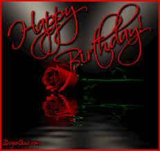 Happy birthday gif is one of the popular ways to celebrate someone's birthday if you cannot come to their party. Happy Birthday Long Stemmed Rose Reflections Glitter Graphic Greeting Co Happy Birthday Greetings Friends Happy Birthday Wishes Cards Happy Birthday Messages