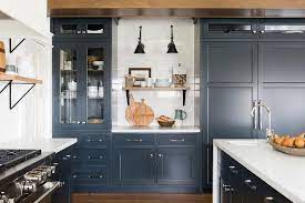 Dark blue kitchen cabinets pictures. Dark Blue Kitchen Cabinets With Cottage Kitchen