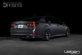 Wheel Offset 2013 Lexus Gs 350 Flush Dropped 1 3 Custom Rims Lexus Black Wheels Sweet Ride