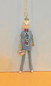 French Doll Pendant Doll Necklace Pendant For Nurse Or Doctor Dental Hygienist Necklace Nurses Call The Shots Ellie S Belle Evelyn French Dolls Doll Jewelry Bead Art
