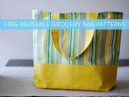 35 Free Patterns For Reusable Grocery Bags Reusable Grocery Bags Pattern Shopping Bag Pattern Tote Bag Pattern Free