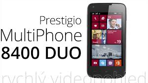 Recenze Prestigio MultiPhone 8400 Duo ...