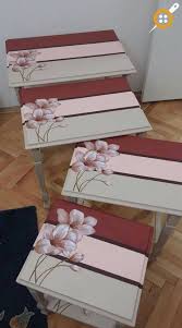 Ahsap Boyama Sehpa Modelleri Ahsap Sehpa Boyama Nasil Yapilir Ahsap Boyama M Cajas Pintadas Bandejas De Madera Decoradas Muebles Pintados A Mano