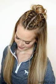 The best hairstyles for medium length hair include leaving your hair down with layers, waves, braids, ponytails, or curls. Stunning Confirmation Hairstyles Wall Confirmation Hairstyles Stunning Easy Hairstyles Hair Styles Easy Hairstyles For Long Hair