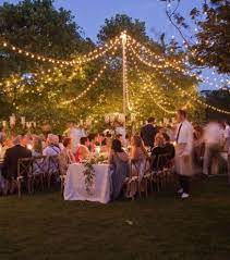 How To Host A Stylish Party Diy Party Tent Outdoor Party Lighting Party Tent