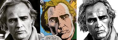 Early 1970s Marlon Brando in the controversial movie (especially the scene  involving butter) The Last Tango in Paris (released in 1972, so the same  year as The Godfather) and the MI-6 secret