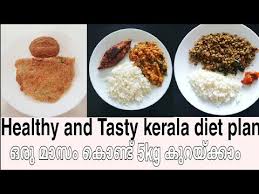 Kerala Diet Plan 1000 Calorie Diet Plan In Malayalam Youtube