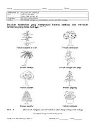A) berikan satu contoh tumbuhan dihabitat air. Sains Tahun 3