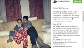Anna tatangelo e gigi d'alessio sono comparsi insieme in occasione della festa di comunione del figlio andrea: Anna Tatangelo E Il Figlio Andrea D Alessio Dilei