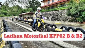 Kadar bayaran yuran lesen memandu kenderaan & motosikal. Latihan Menunggang Motosikal Kpp02 B B2 Youtube