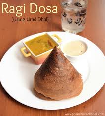 Ragi malt is a nutritious drink that you can enjoy on a hot summer day. Poornima S Cook Book Ragi Dosa Using Urad Dhal Finger Millet Dosa Diabetic Friendly Recipe