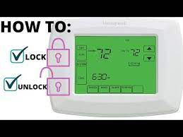 When you press the system key on this thermostat, five touch keys appear between the cancel key and the done key at the lower center of the screen. How To Unlock Honeywell Thermostat How To Discuss
