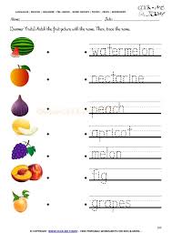 Fruits Worksheet 100 Trace Summer Fruits Worksheet Summer Fruit Kids Worksheets Printables Kindergarten Worksheets