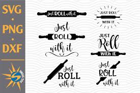 Download Just Roll With It Kitchen Graphic By Svgstoreshop Creative Fabrica PSD Mockup Templates