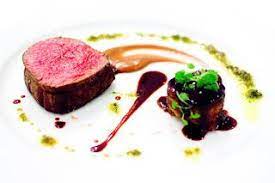 Angus Beef Tenderloin Facon Nicoise That Is Beef Tenderloin With Spanish Onion Puree And Potato Roast Fillet Of Beef Food Gourmet Recipes