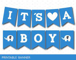 Free Printable Baby Boy Shower Banner Letters Discounts Off 60