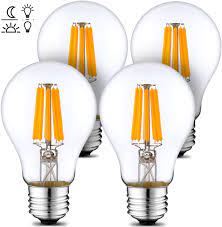 Maybe you would like to learn more about one of these? Buy 4 Pack Dusk To Dawn Led Outdoor Light Bulb 8w 75w Equivalent 2700k Warm White Sensor Light Bulbs Auto On Off Bulb For Porch Light Bulbs Patio Security Bulb Indoor Outdoor Led