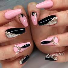Black Acrylic Nail Designs Coffin Top Most Creative Black Acrylic Nails Designs Black Acrylic Nail Designs Acrylic Nail Designs Luxury Nails
