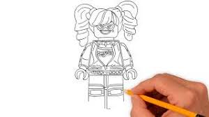 Harley quinn coloring pages are images with the popular character who is familiar to us thanks to a series of comic books, cartoons, movies and video games with her participation. How To Draw Lego Harley Quinn Coloring Pages Draw Step By Step Super Coloring For Kids 2018 Youtube