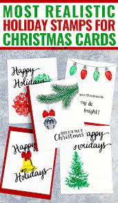 These diy christmas cards are so simple to craft and take very little time to throw together making them loads of fun to share with friends and. The Most Realistic Holiday Layering Stamps For Christmas Card Making