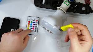 Bluetooth Hoparlor Akilli Led Ampul Lamba Akilli Ev 12 Renk Kablo Incelemesi Youtube