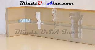The clips will hold the decorative valance on to the top mechanism body. Valance Clips For Blinds Shades Blinds Usa Inc