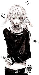 With tenor, maker of gif keyboard, add popular anime boy black and white animated gifs to your conversations. Download Hd Fanart Anime Cards Black White Anime Boy Playing Cards Transparent Png Image Nicepng Com