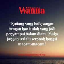 Kita tak tahu macam mana perasaan orang lain semasa dia membesar. Mingguan Wanita Rambut Sama Hitam Tapi Dalam Hati Tu Facebook