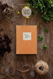 Garden Diary Mockup Recipes Book Cover Mockup Gardening Book Psd Styled Book Mockup Book Cover Sicker Recipe Book Covers Book Cover Mockup Recipe Book