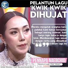 Penyanyi Thailand Yang Melantunkan Lagu Berjudul Moan Atau Yang Viral Di Indonesia Dengan Sebutan Lagu Kwik Kwik Mencurahkan Kepiluannya Diketahui Penyanyi La