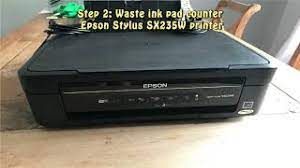 Comment utiliser epson software updater ? Reset Epson Stylus Sx235w Waste Ink Pad Counter Youtube