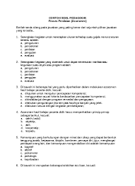 Check spelling or type a new query. Contoh Soal Pedagogik