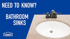 The dimensions of your sink and bathroom will help to determine what type of unit is suitable. Bathroom Sink Buying Guide Lowe S