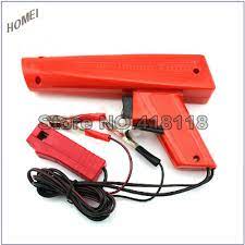 12v Plastic Red Inductive Pickup Professional Timing Light Ignition Testers Car Wash Vehicle Jumper Cables Car