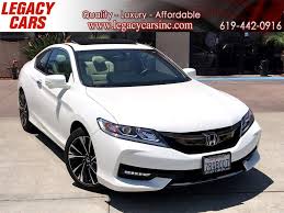 Sold 2016 Honda Accord Coupe Ex L V6 W Sunroof Backup Camera In El Cajon