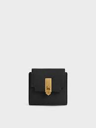Check spelling or type a new query. Black Metallic Push Lock Short Wallet Charles Keith Sg