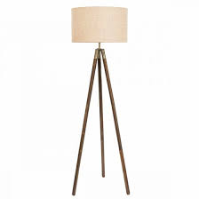 White & gold floor lamp, paper lamp shade, table /desk light, bedside nightstand golden lamp light kwalapaperart. Mercator Prince Dark Wood Linen Shade Tripod Floor Lamp Jd Lighting
