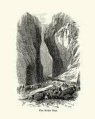 People Travelling Through The Bolan Pass Pakistan 19th Century High-Res Vector Graphic - Getty Images