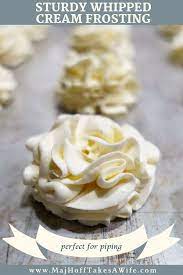 Stabilized Whipped Cream Frosting Is An Easy Recipe Everyone Should Know Perfect Fo Recipes With Whipping Cream Sturdy Whipped Cream Frosting Frosting Recipes