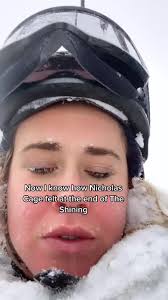 Its cold #snowstorm #moviescene #moviestowatch #nicholascage