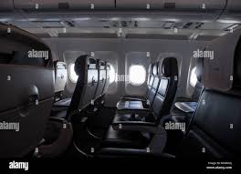 The Business class cabin and seats on a British Airways Airbus A320 Stock  Photo - Alamy